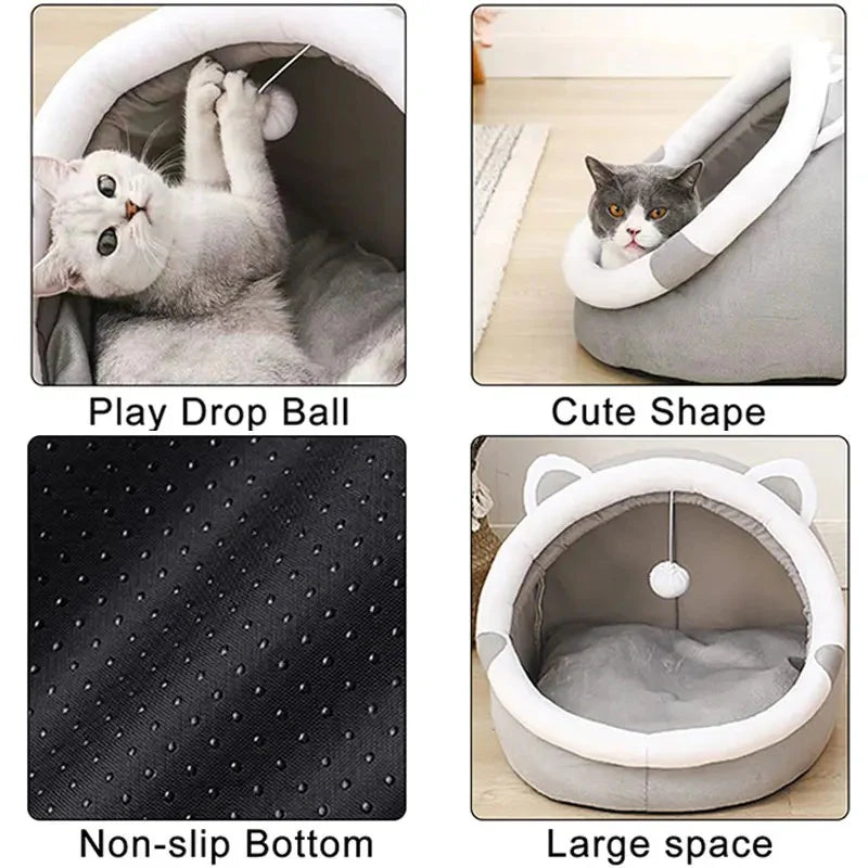 Cozy Cat Cuddle Bed